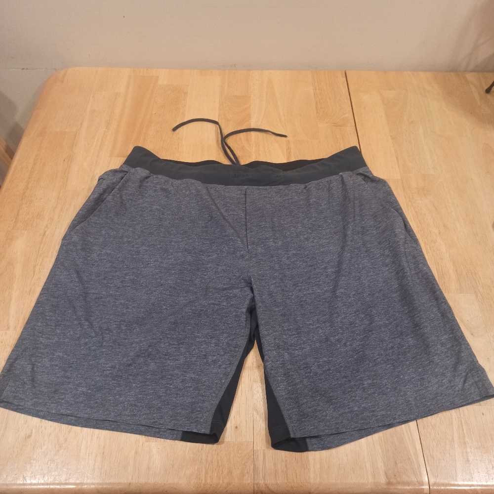 Lululemon Men's Atletic Gray shorts Size XXL